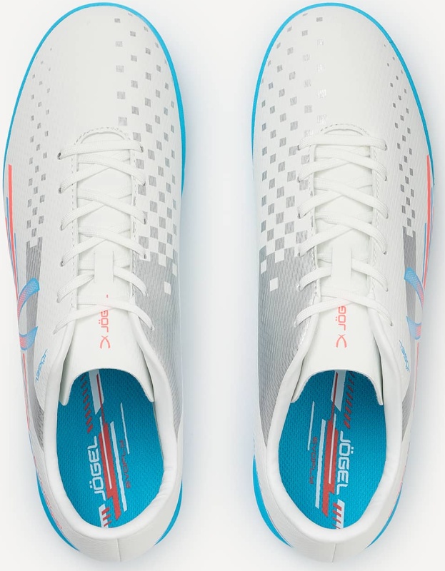 Фото Бутсы Jogel Evofly TF Talant белый/голубой 4211 со склада магазина Спортев