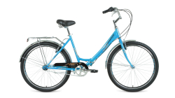 Велосипед Forward Sevilla 26 3.0 скл (3ск) (2021) синий/серый