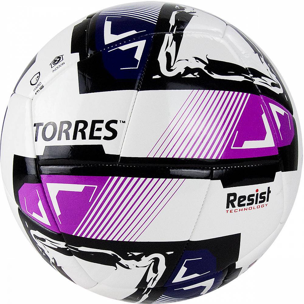 Фото Мяч футзальный Torres Futsal Resist №4 24 п. бело-мультик FS321024 со склада магазина Спортев