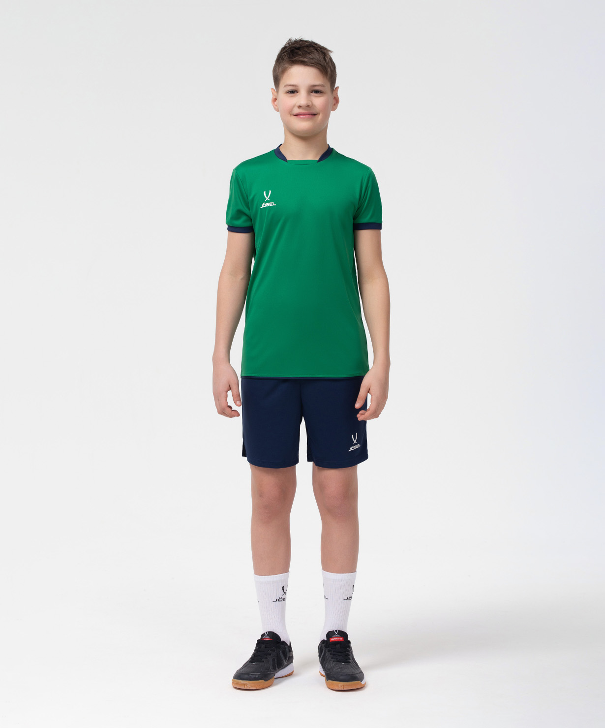 Фото Футболка волейбольная JOGEL CAMP, зеленый, детский со склада магазина Спортев