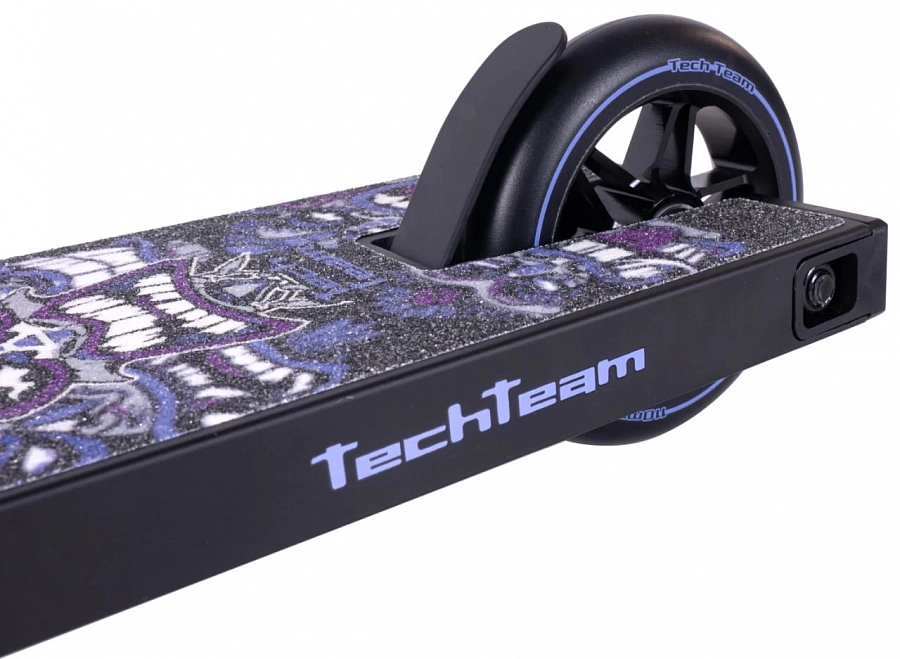 Самокат TechTeam Voodoo (2024) трюковой фиолетовый Фото Самокат TechTeam Voodoo (2024) трюковой фиолетовый со склада магазина Спортев