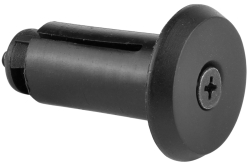 Заглушки ручек руля XH-B009 d-16 мм полипропилен чёрные 150274