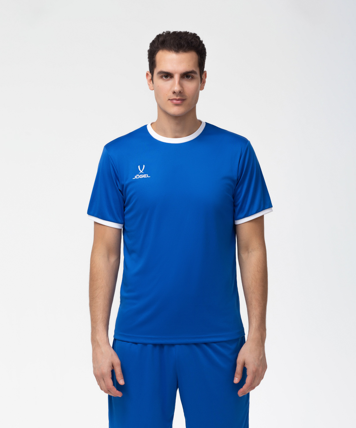 Фото Футболка футбольная JOGEL CAMP Origin, синий/белый со склада магазина Спортев