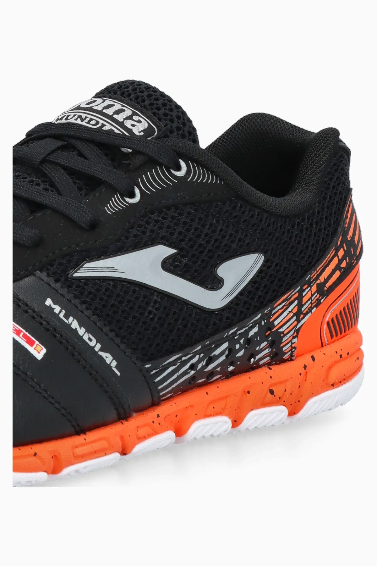 Фото Бутсы Joma Mundial Indoor чер/оранж/бел MUNW2501IN со склада магазина Спортев