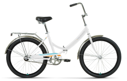 Велосипед Forward Valencia 24 1.0 скл (1ск) (2022) белый/оранжевый