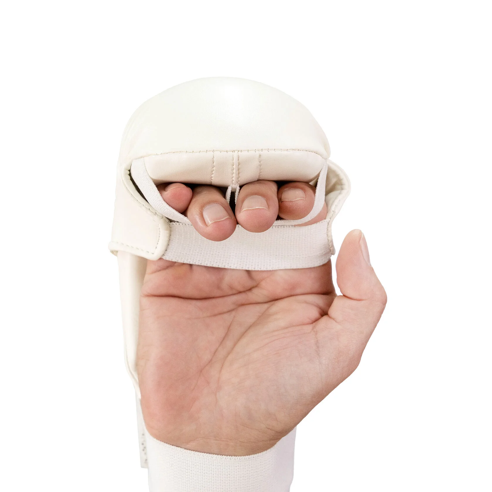 Фото Накладки карате BoyBo Nylex BO120 белые 0134 со склада магазина Спортев