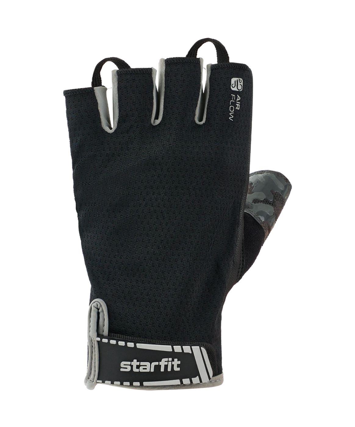 Фото Перчатки StarFit WG-203 черно-серые 4448 со склада магазина Спортев
