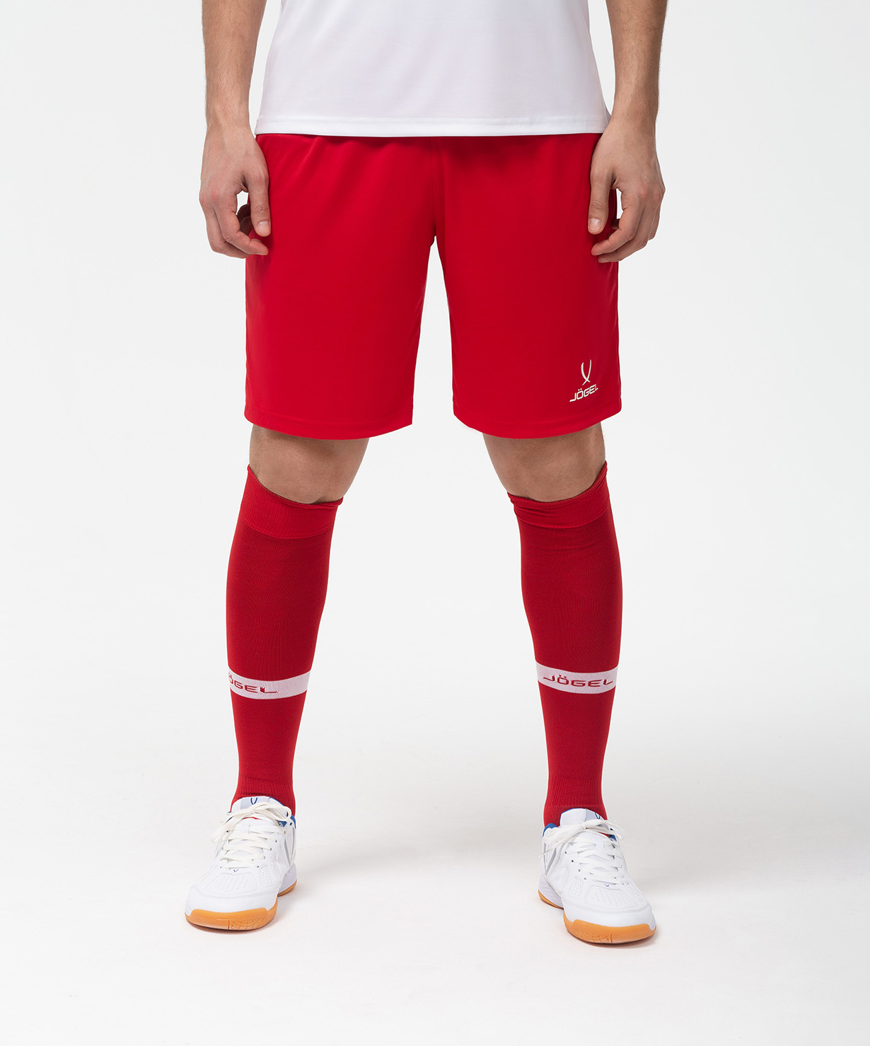 Фото Шорты игровые JOGEL CAMP Classic Shorts, красный/белый со склада магазина Спортев