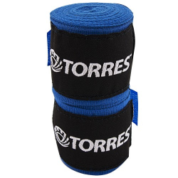 Бинты боксерские 2.5 м хлопок/эластан Torres синие PRL62018BU