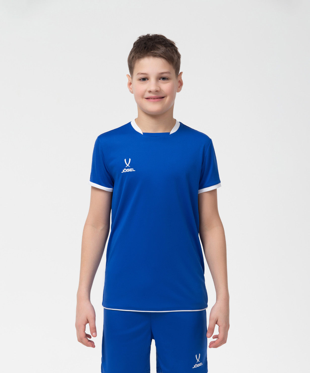 Фото Футболка волейбольная JOGEL CAMP, синий, детский со склада магазина Спортев