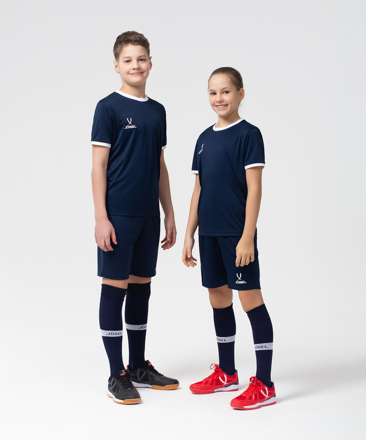 Фото Шорты игровые JOGEL CAMP Classic Shorts, темно-синий/белый, детский со склада магазина Спортев