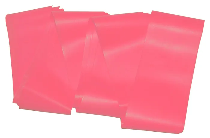 Фото Эспандер ТПЕ лента 400х7.5х0,035 см HKRB6003-6 розовая, низкая нагрузка со склада магазина СпортЕВ