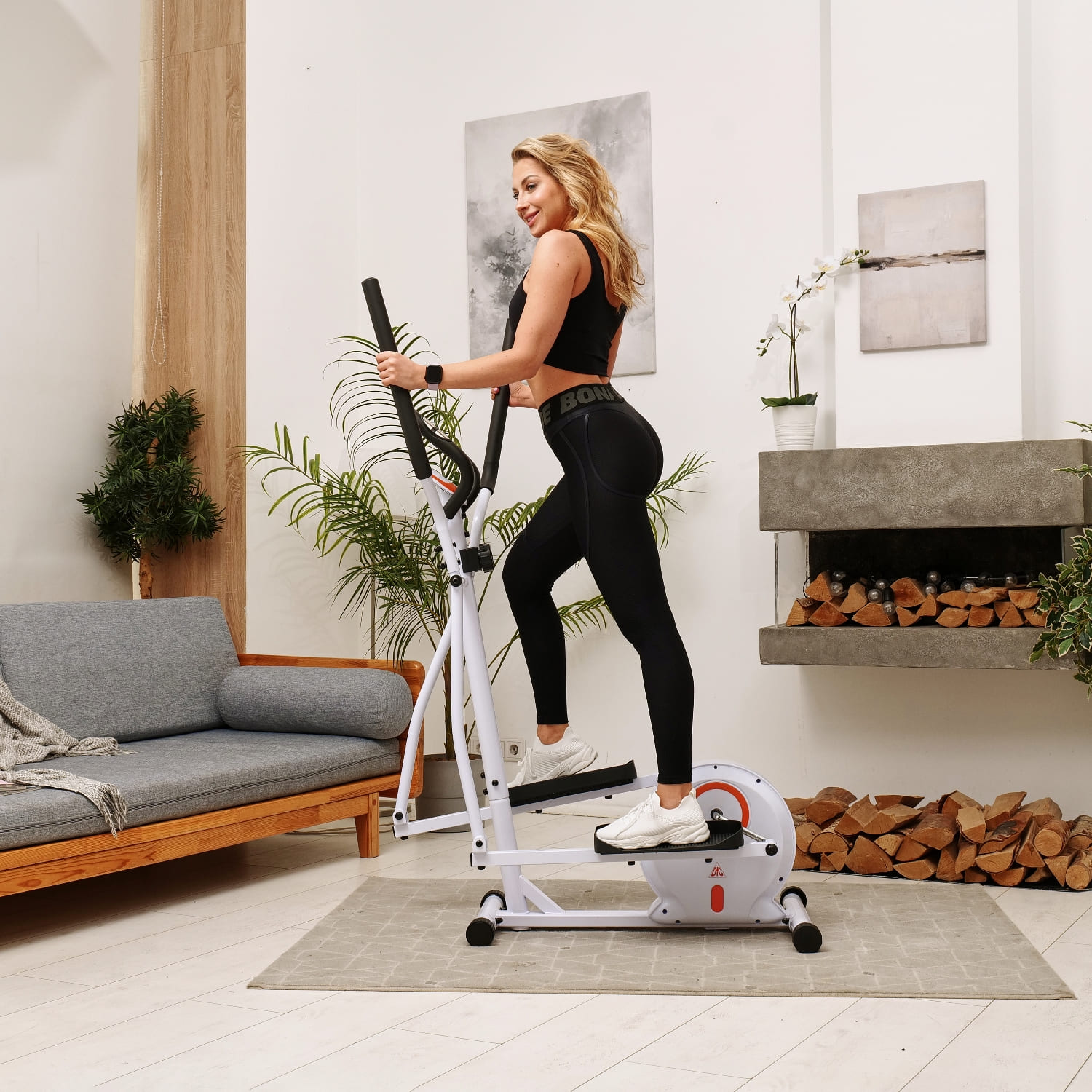 Фото Эллиптический тренажер DFC E85001HWO со склада магазина Спортев