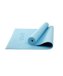 Коврик для йоги 173x61x0,5 см StarFit FM-101 PVC синий пастель  18902