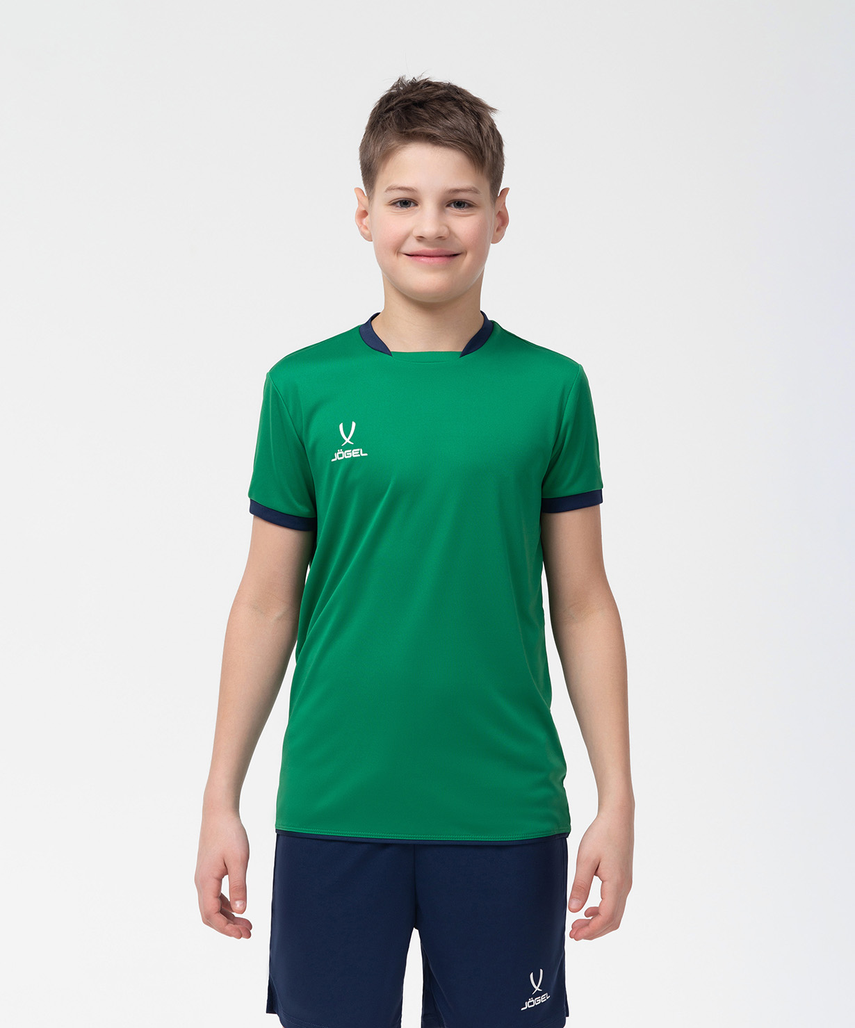 Фото Футболка волейбольная JOGEL CAMP, зеленый, детский со склада магазина Спортев