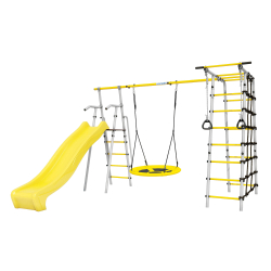 Детский спортивный комплекс для дачи ROMANA Богатырь MAX Плюс-2 (Качели гнездо 100см) 103.12.07 + 1.Д-26.27