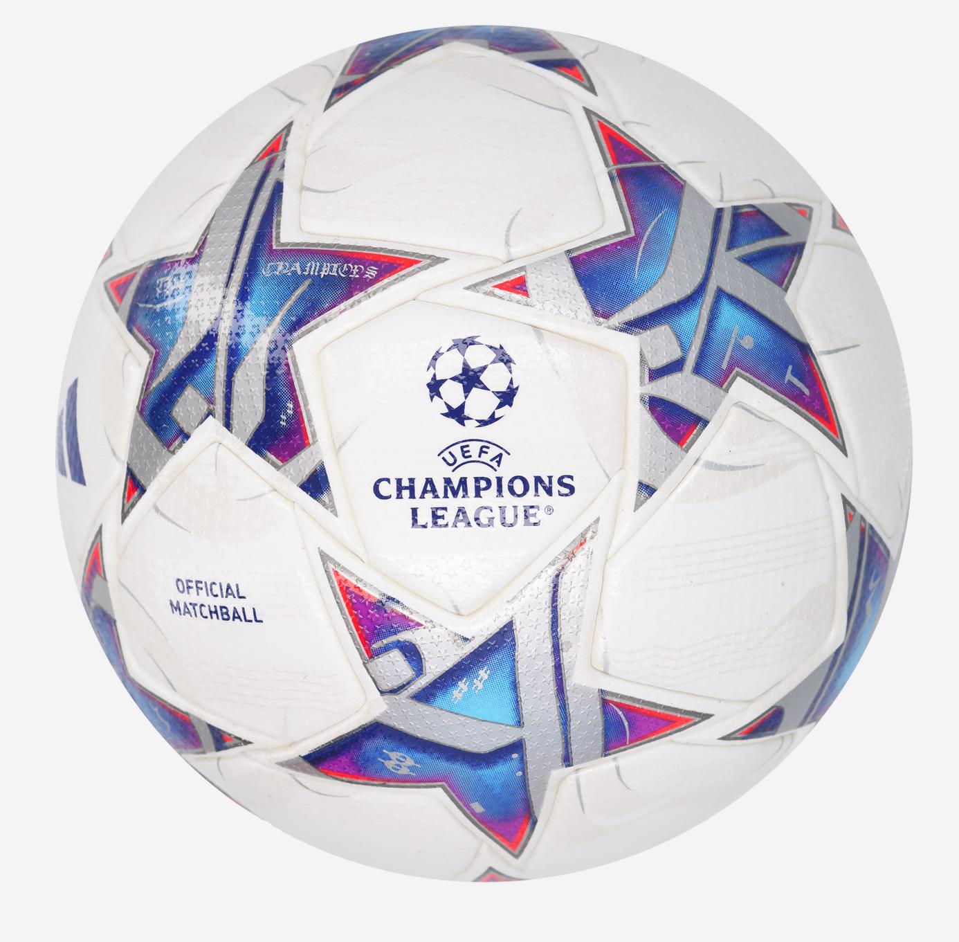 Мяч футбольный Adidas UCL PRO №5 белый/синий IA0953A01 Фото Мяч футбольный Adidas UCL PRO №5 белый/синий IA0953A01 со склада магазина Спортев