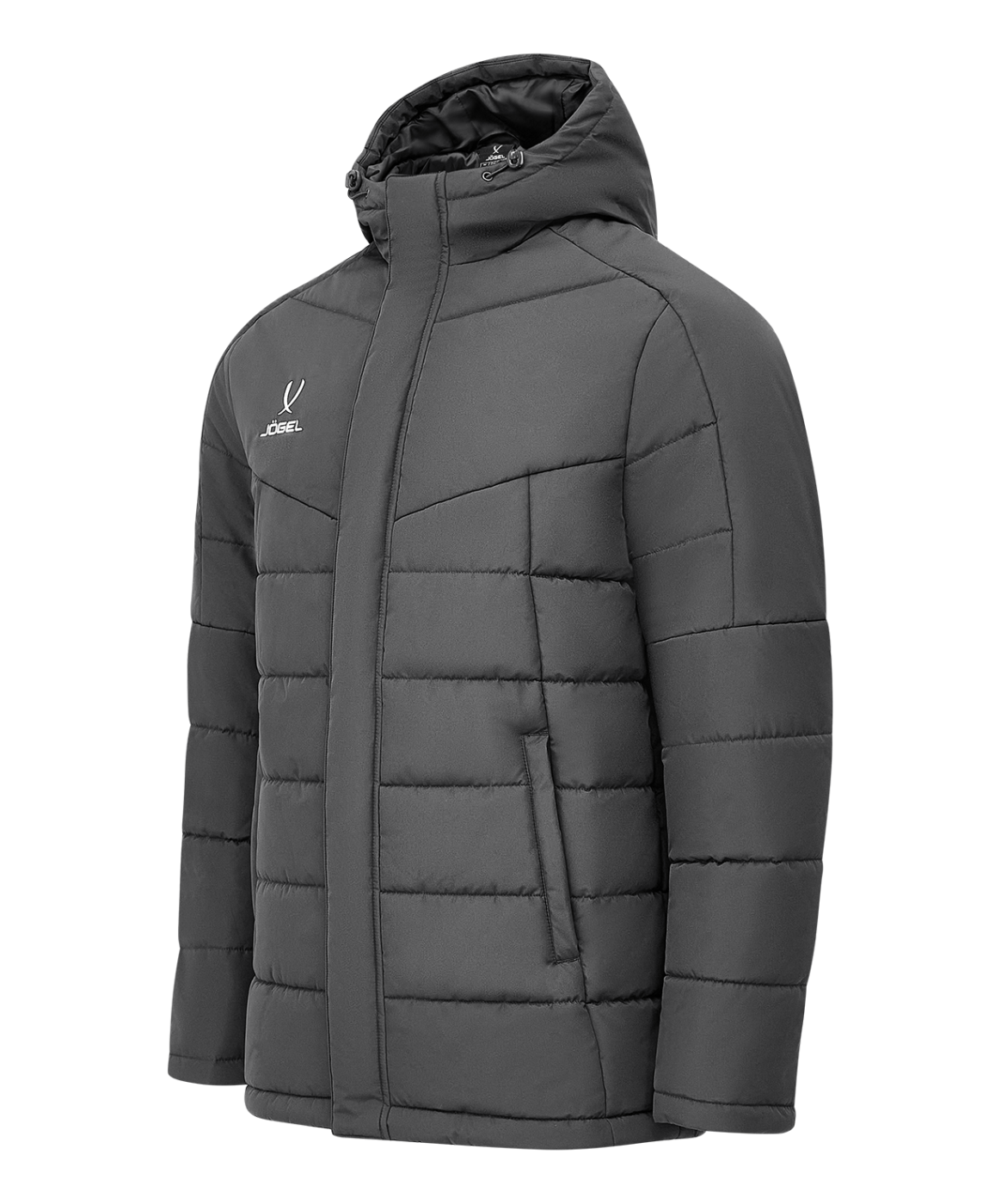 Фото Куртка утепленная CAMP 2 PerFormPROOF Padded Jacket, темно-серый Jögel со склада магазина Спортев