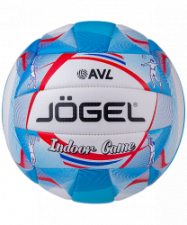 Мяч волейбольный Jogel Indoor Game голубой/белый 18100