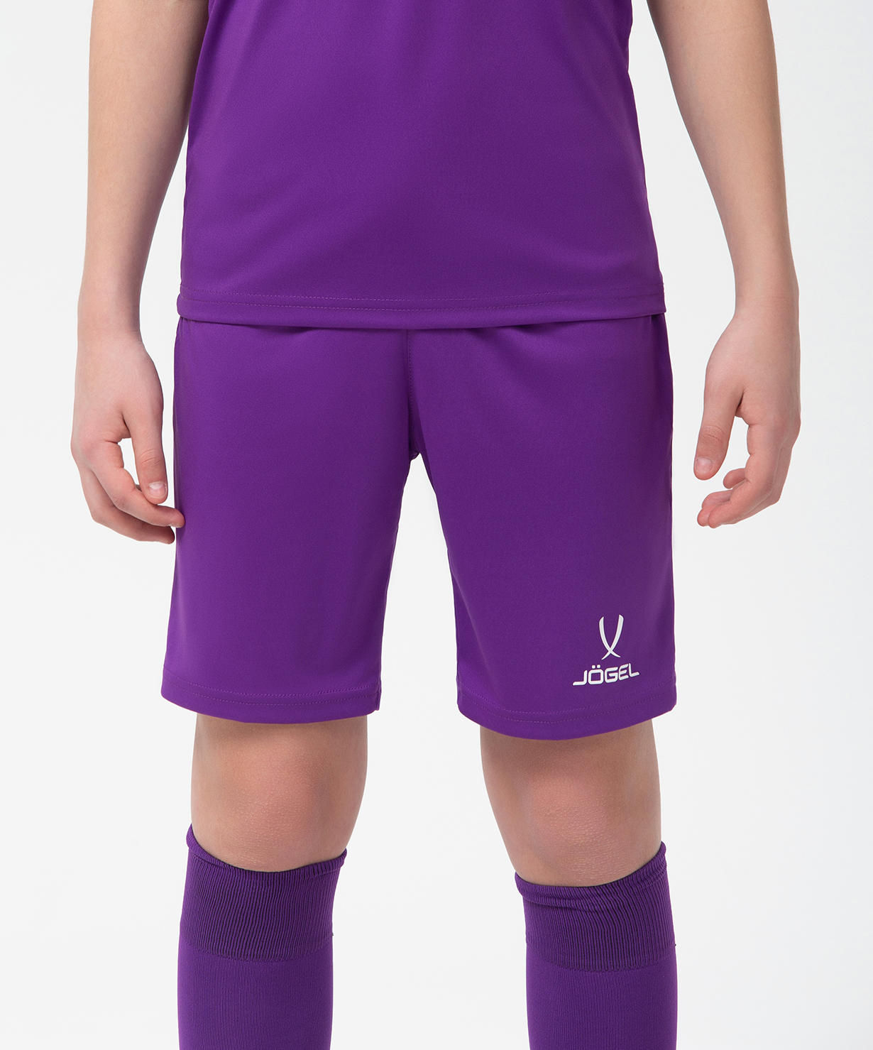 Фото Шорты игровые JOGEL CAMP Classic Shorts, фиолетовый/белый, детский со склада магазина Спортев