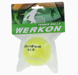 Мяч для тенниса Werkon W-919/1 (1 шт) желтый