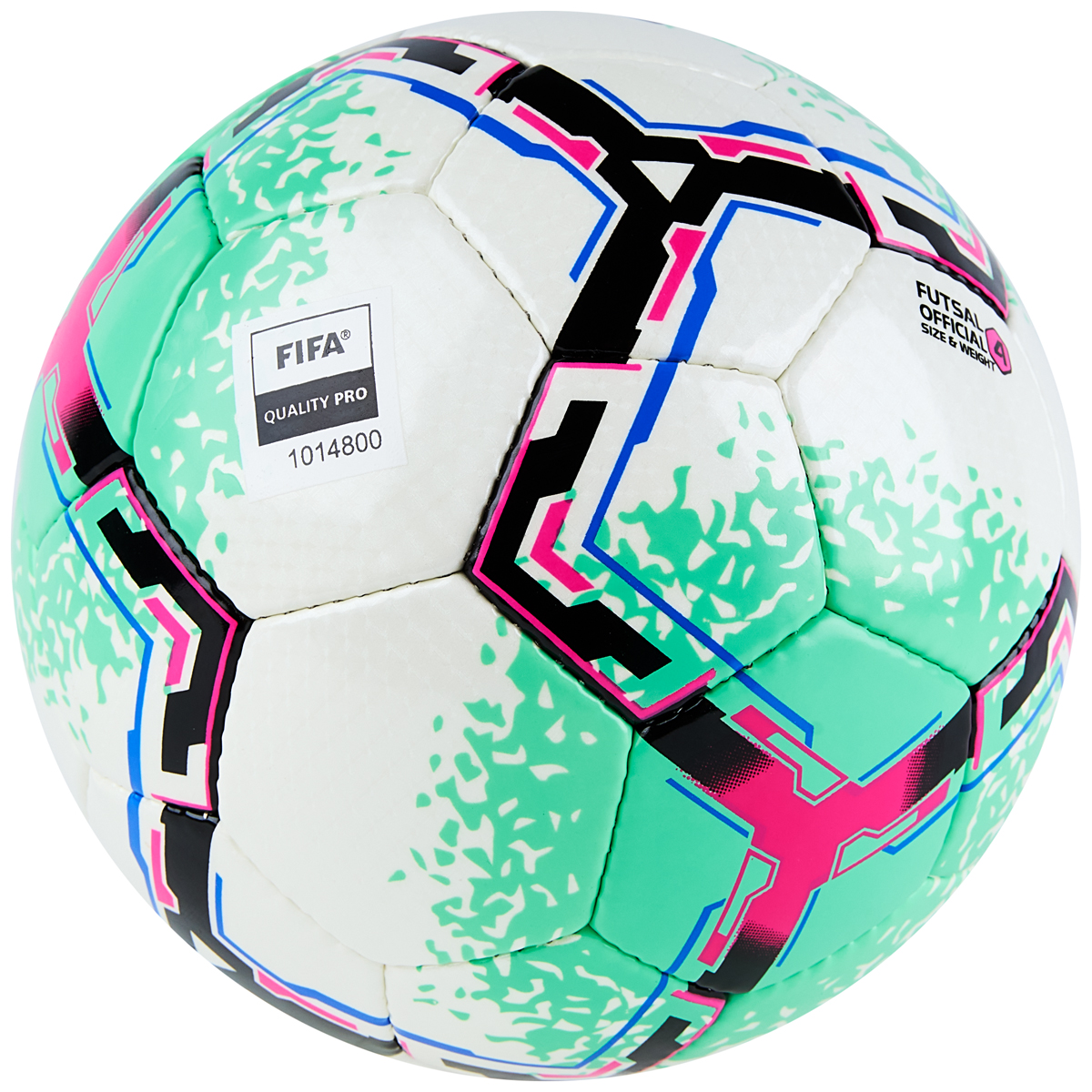 Фото Мяч футзальный Vision SALA+ №4 FIFA Quality Pro ПУ белый/зеленый FS324084 со склада магазина Спортев