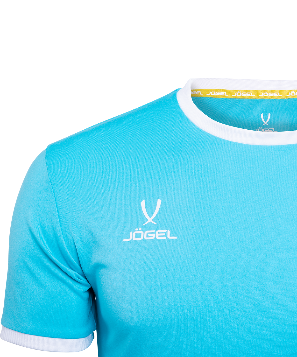 Фото Футболка футбольная JOGEL CAMP Origin, бирюзовый/белый со склада магазина Спортев