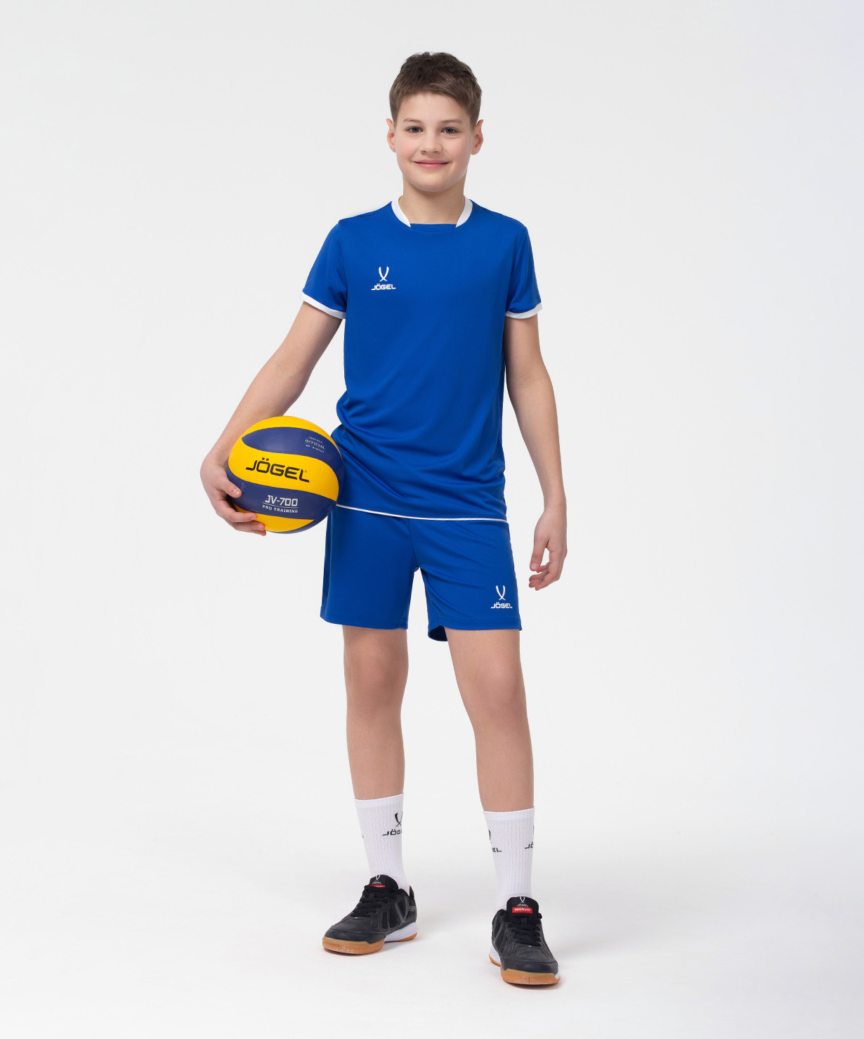 Фото Шорты волейбольные JOGEL CAMP, синий, детский со склада магазина Спортев