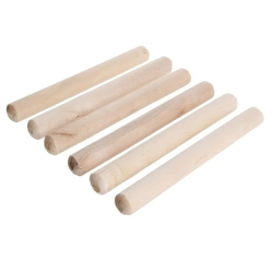 Палочки эстафетные деревянные L30 см, 6 шт