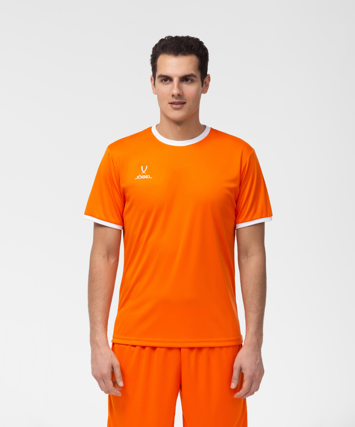 Фото Футболка футбольная JOGEL CAMP Origin, оранжевый/белый со склада магазина Спортев