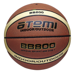 Мяч баскетбольный Atemi BB800 размер №7 синт кожа, ПВХ 12 панелей