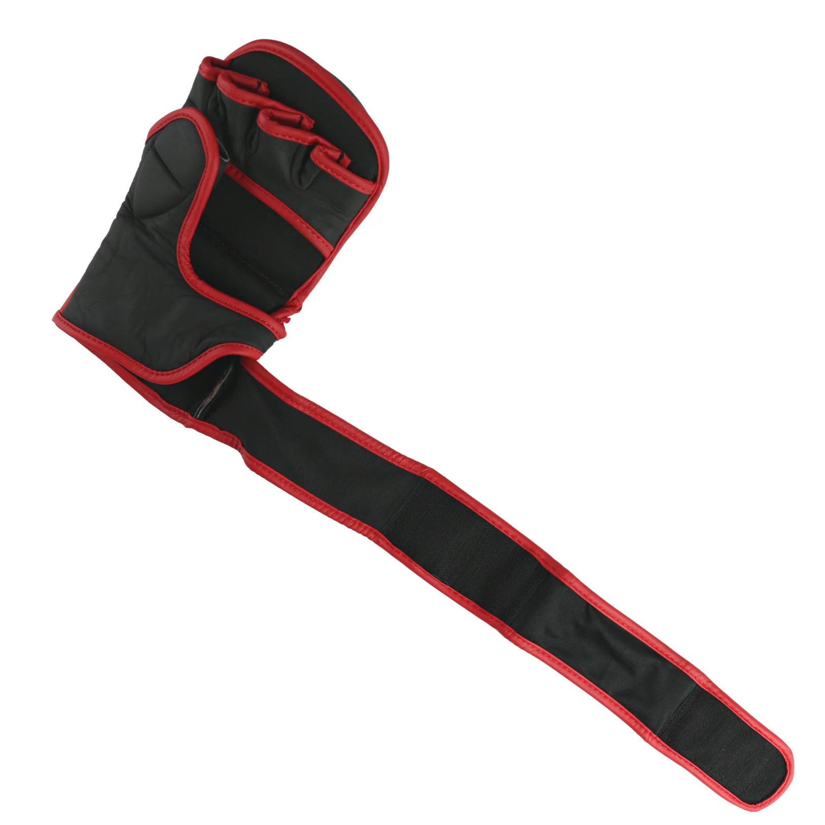 Фото Перчатки ММА BoyBo Wings кожа черно-красные 1434 со склада магазина Спортев