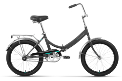Велосипед Forward Arsenal 20 1.0 скл (1ск) (2022) темно-серый/бирюзовый