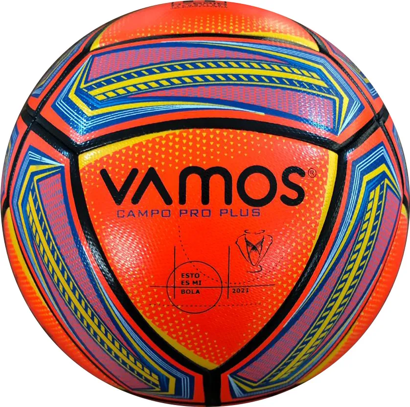 Фото Мяч футбольный Vamos Campo Pro 20П №4 оранжевый BV 1074-WCP со склада магазина СпортЕВ