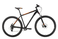 Велосипед Stark Hunter 29 3 HD (2022) черный/оранжевый