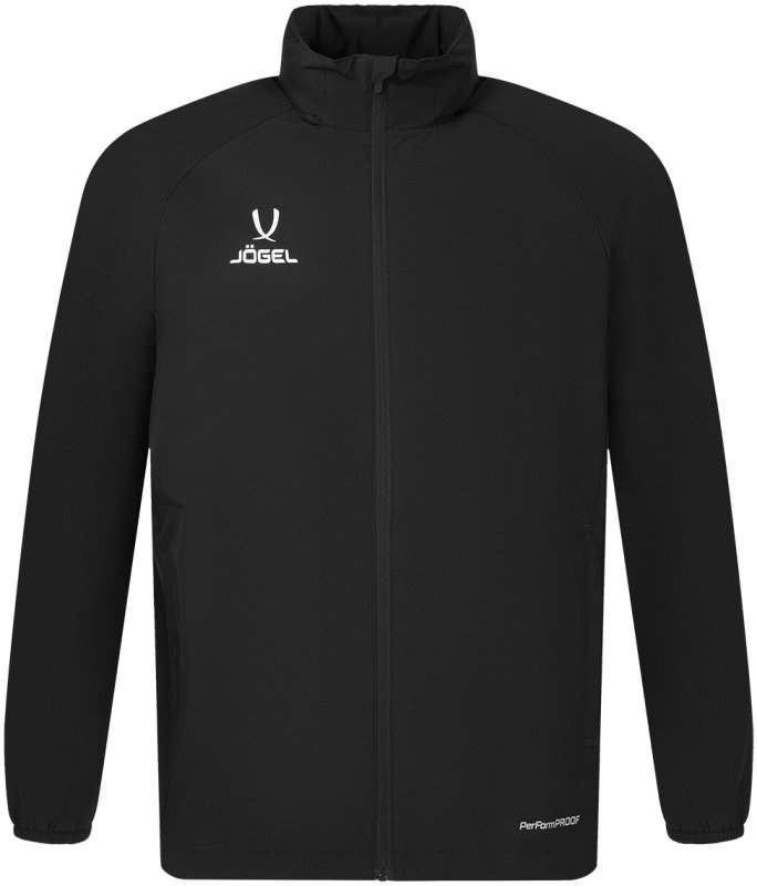 Фото Куртка ветрозащитная Jogel REMIER PerFormPROOF FZ Rain Jacket черный 4943 со склада магазина Спортев