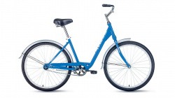 Велосипед Forward Grace 26 1.0 (2020) синий/белый RBKW08N61002