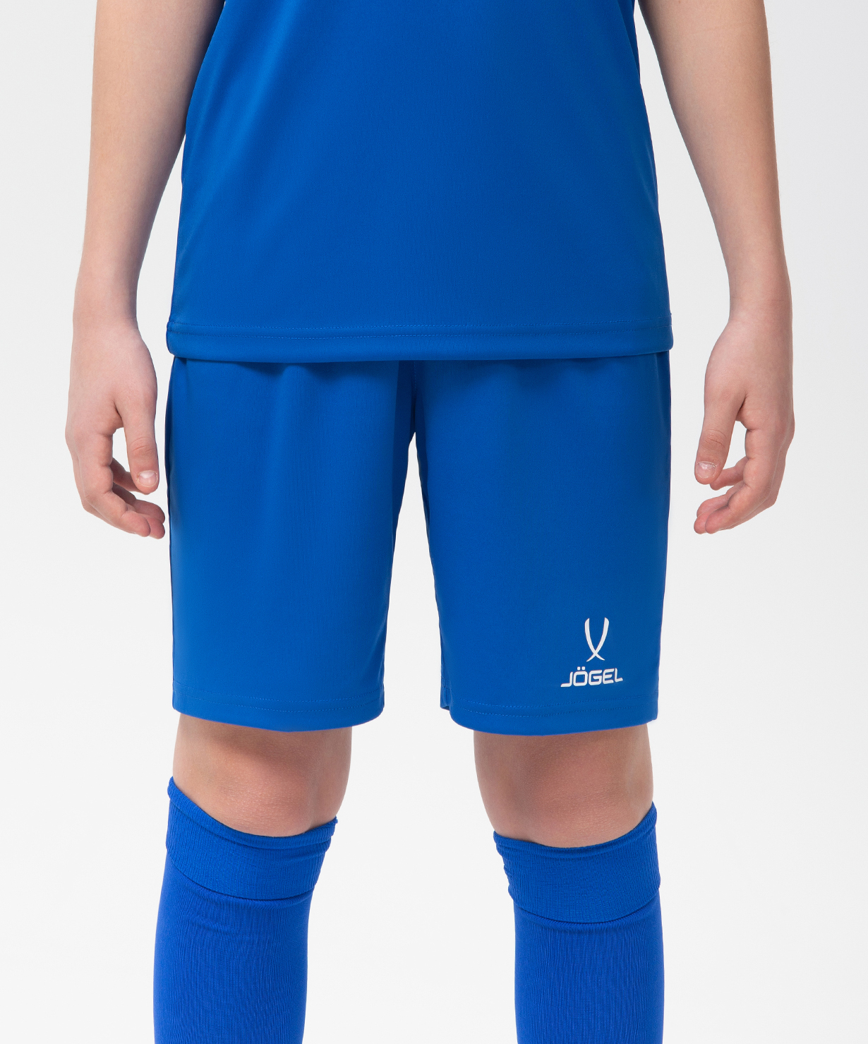 Фото Шорты игровые JOGEL CAMP Classic Shorts, синий/белый, детский со склада магазина Спортев
