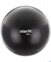 Фитбол 65 см StarFit Pro GB-107 высокой плотности 1200 гр без насоса антивзрыв черный 18979 Фитбол 65 см StarFit Pro GB-107 высокой плотности 1200 гр без насоса антивзрыв черный 18979