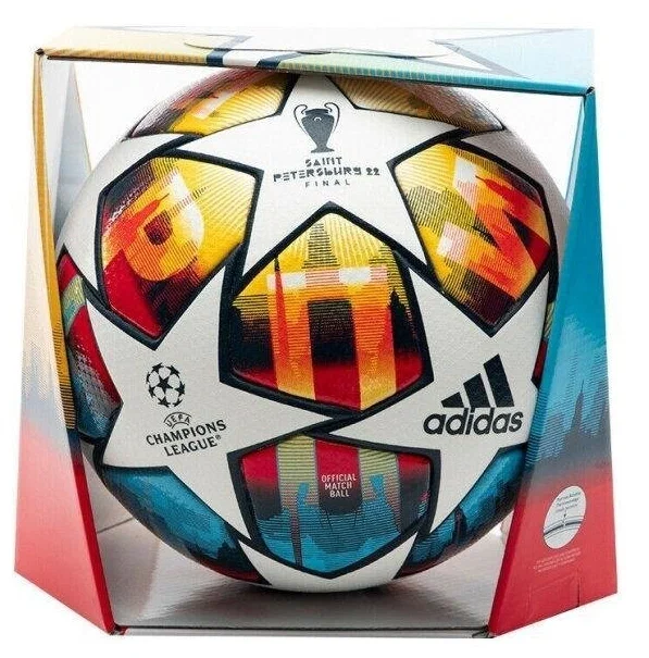 Фото Мяч футбольный Adidas UCL PRO St.P №5 FIFA Quality Pro мультиколор H57815 со склада магазина СпортЕВ