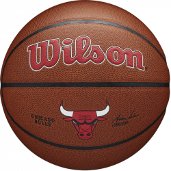 Мяч баскетбольный Wilson NBA Chicago Bulls размер №7 оранжевый WTB3100XBCHI