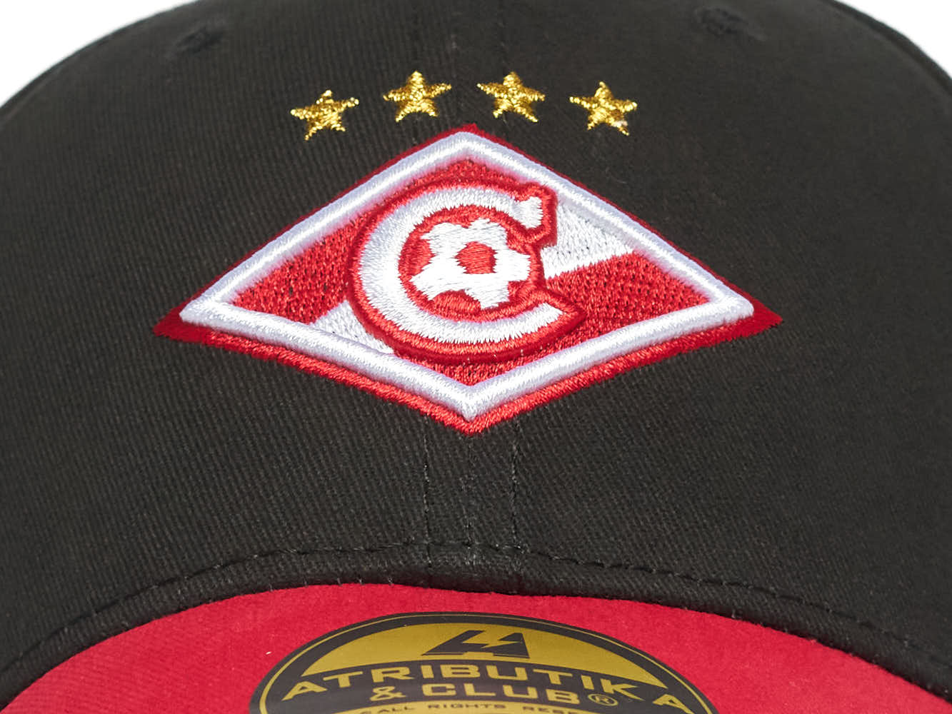 Фото Бейсболка ФК Спартак черная р.55-58 120363 со склада магазина Спортев