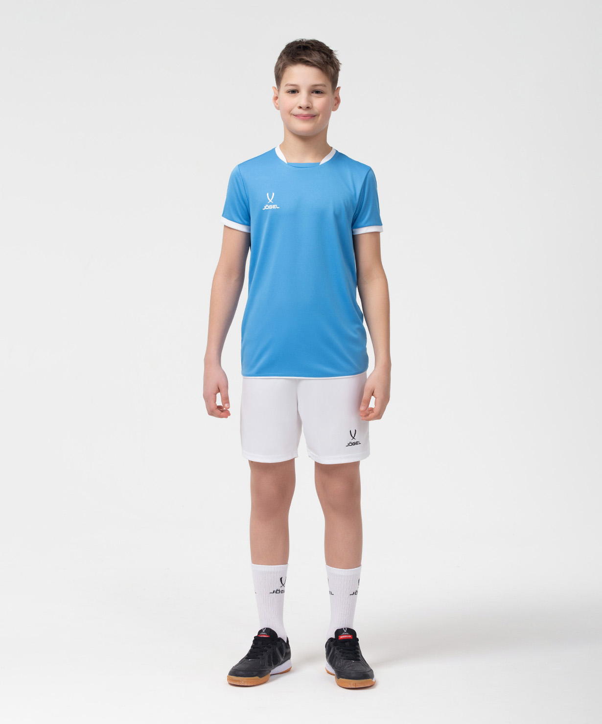 Фото Футболка волейбольная JOGEL CAMP, бирюзовый, детский со склада магазина Спортев
