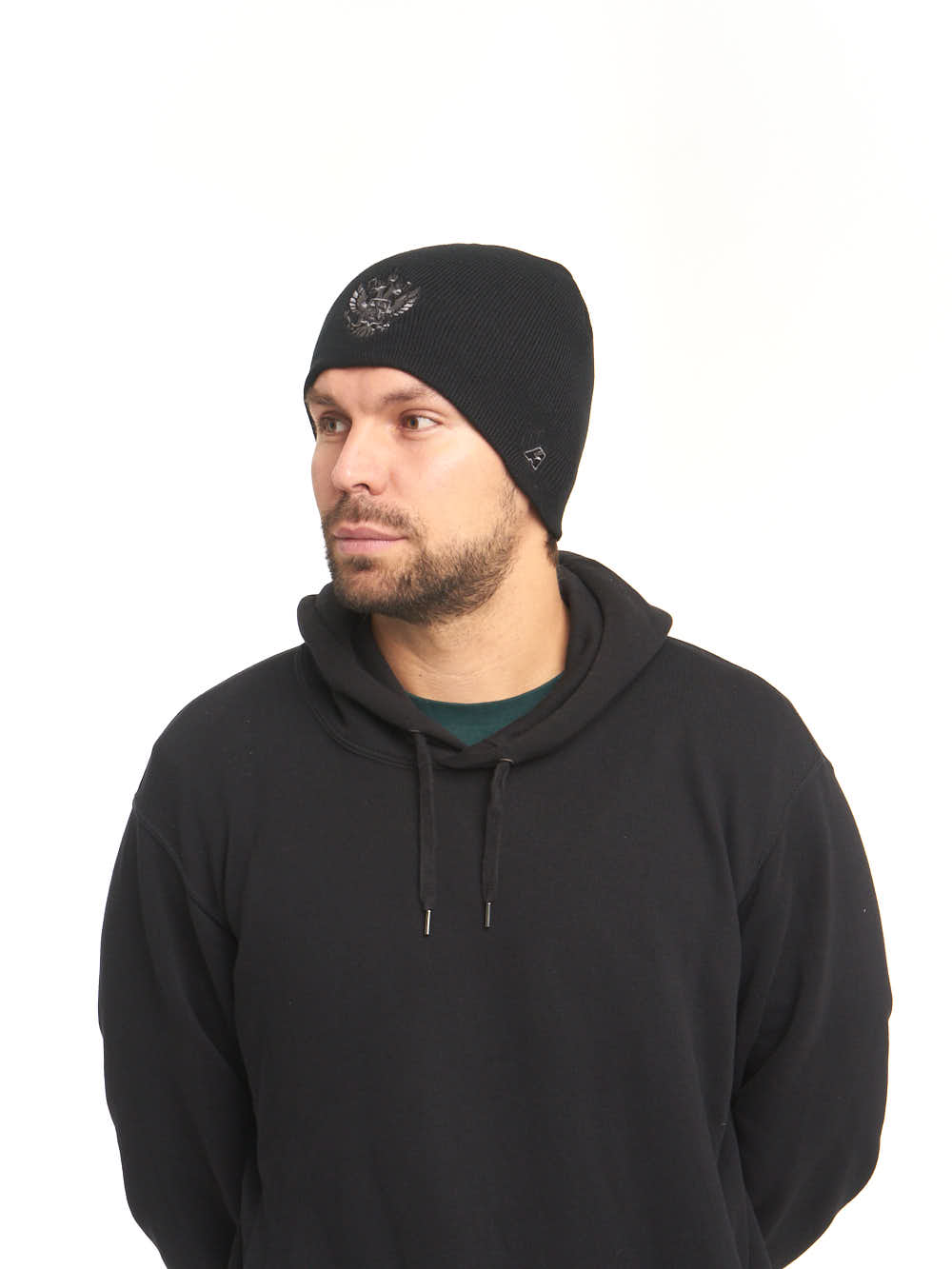Фото Шапка Россия черная р.55-58 11348 со склада магазина Спортев