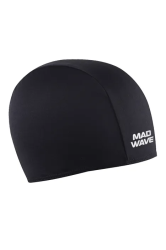 Шапочка для плавания Mad Wave Poly II черный M0521 03 0 01W