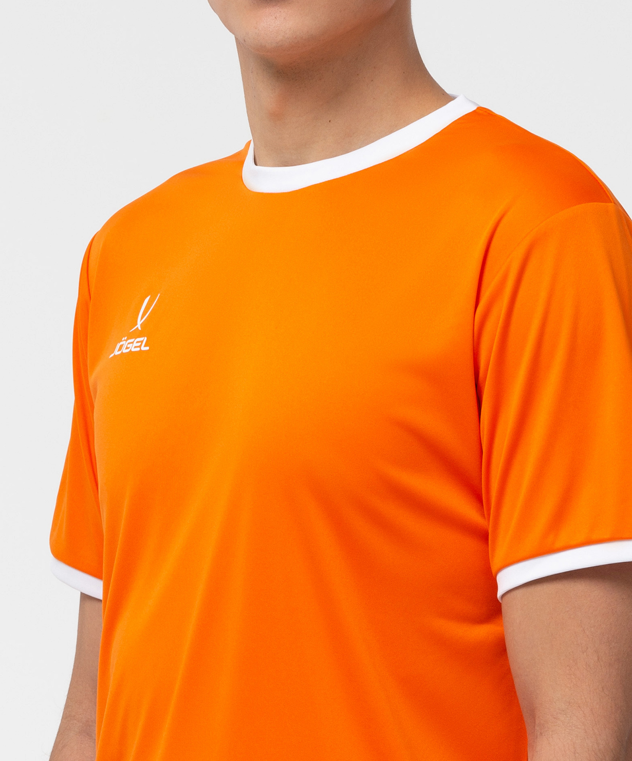 Фото Футболка футбольная JOGEL CAMP Origin, оранжевый/белый со склада магазина Спортев