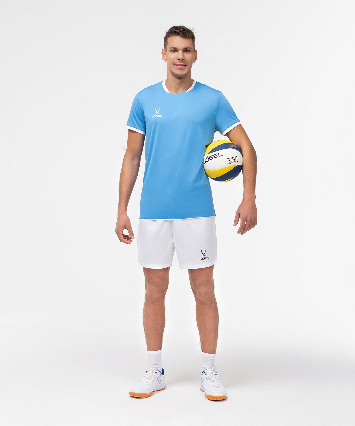 Фото Футболка волейбольная JOGEL CAMP, бирюзовый со склада магазина Спортев