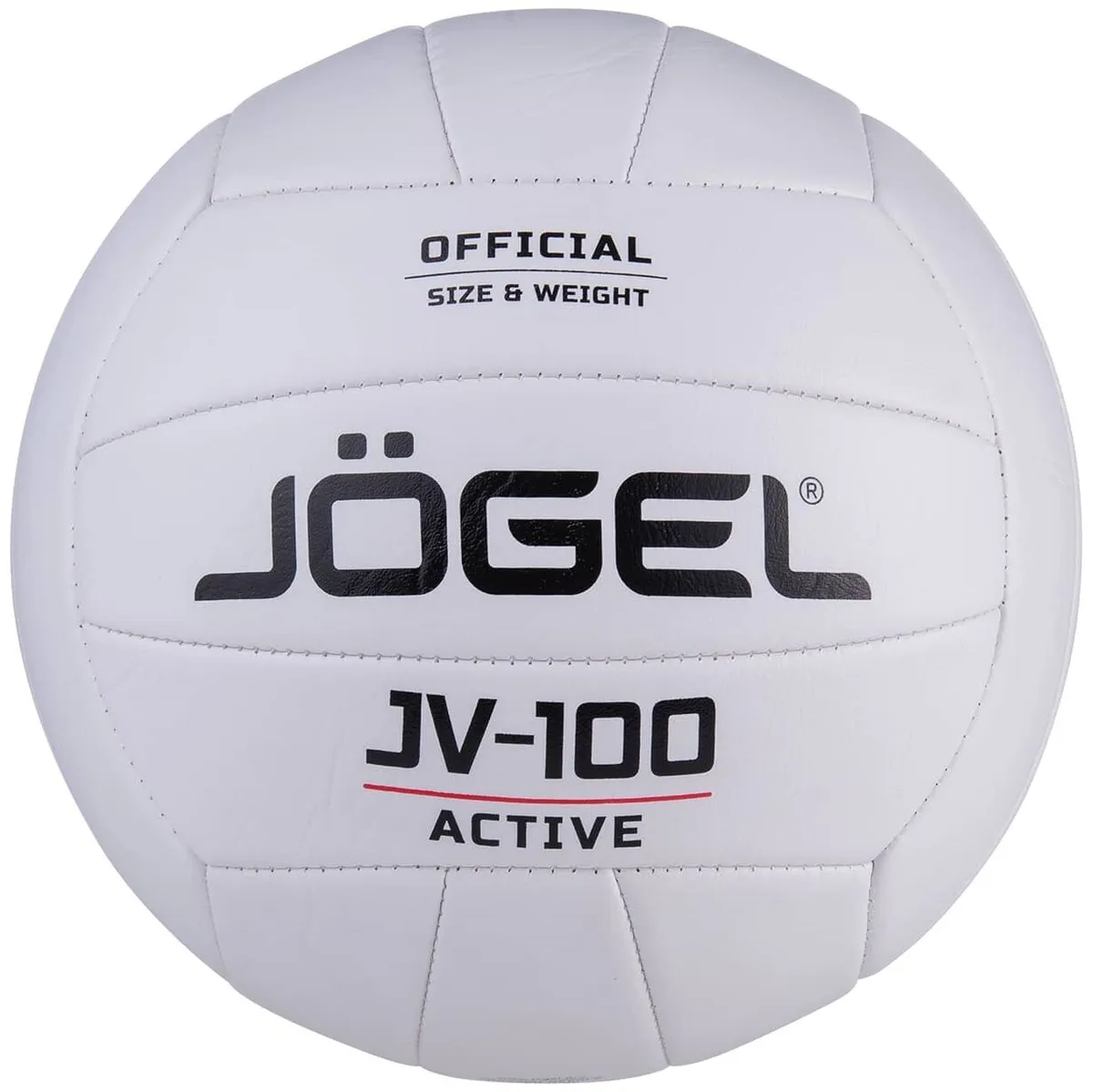 Фото Мяч волейбольный Jogel JV-100 белый 19885 со склада магазина СпортЕВ