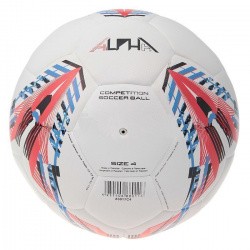 Мяч футбольный AlphaKeepers Hybrid Pro Game №4 white\red 83017C4