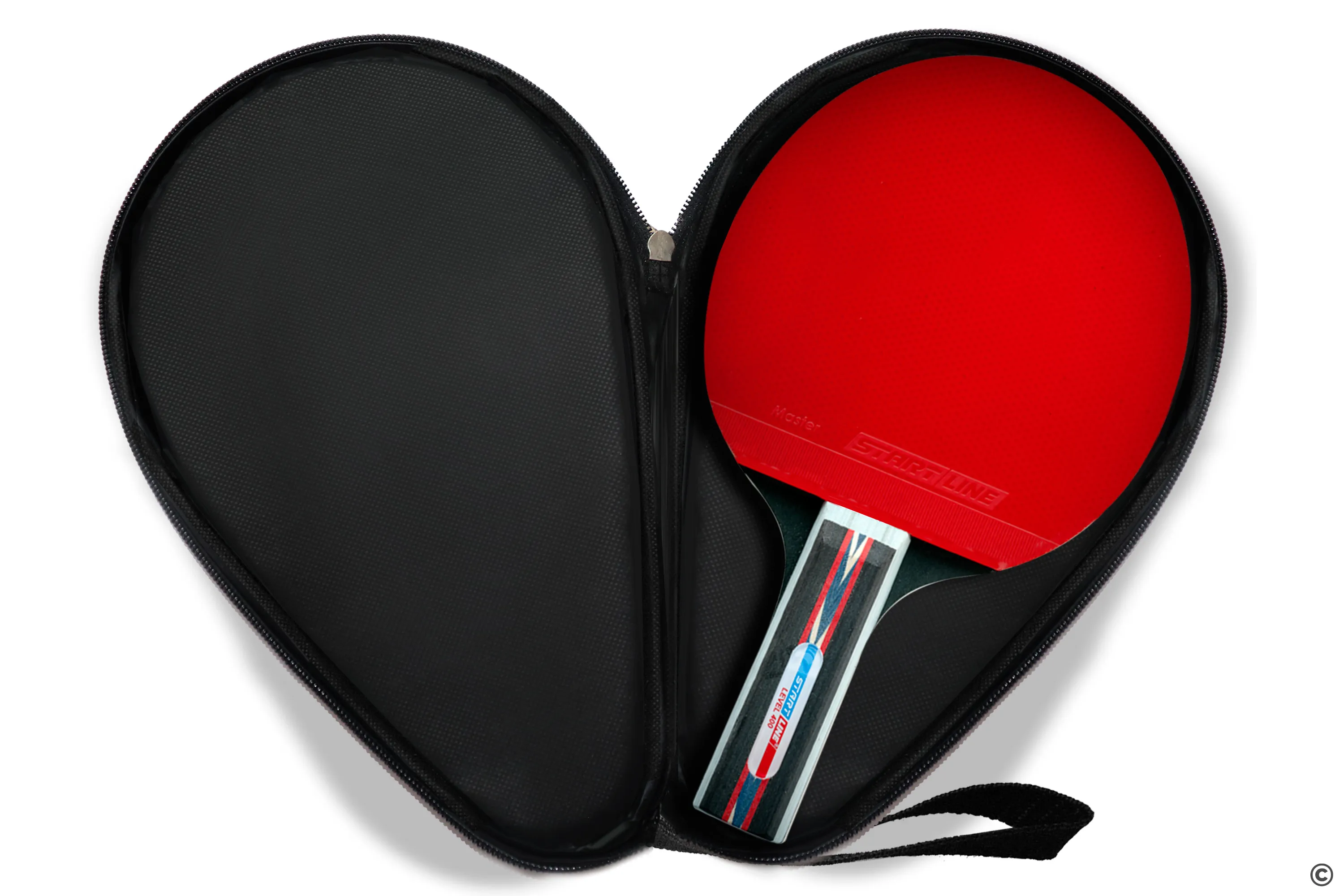Фото Чехол для теннисной ракетки Start Line красный с карманом 79011 со склада магазина СпортЕВ